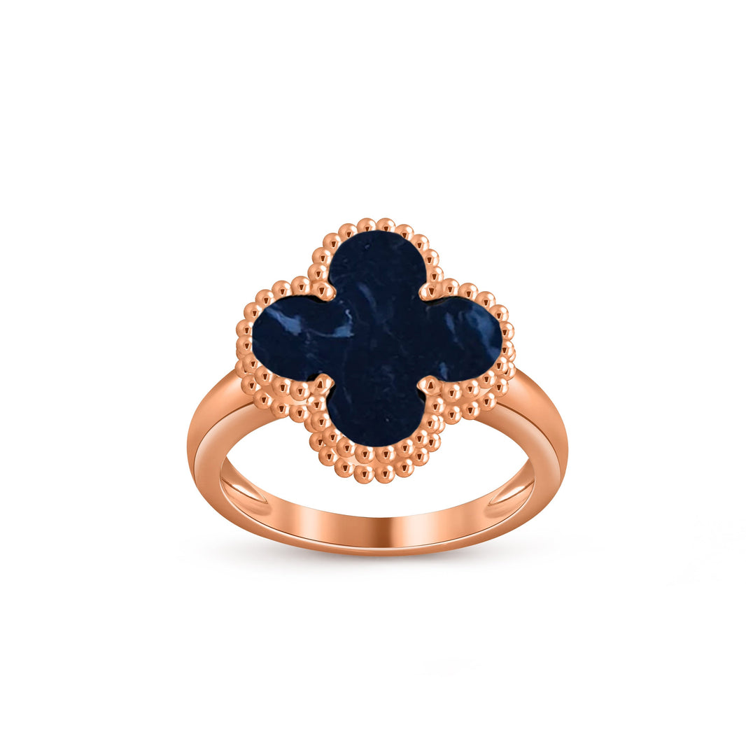 [Luna Brilliance]CLOVER RING ROSE GOLD COLLECTION