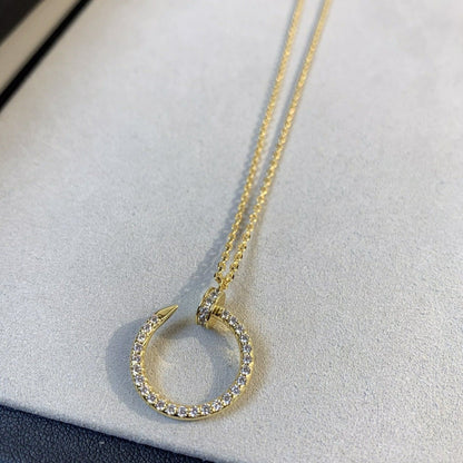 [Luna Brilliance]JUSTE NECKLACE GOLD DIAMONDS