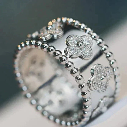 [Luna Brilliance]CLOVER KALEIDOSCOPE RING 10MM