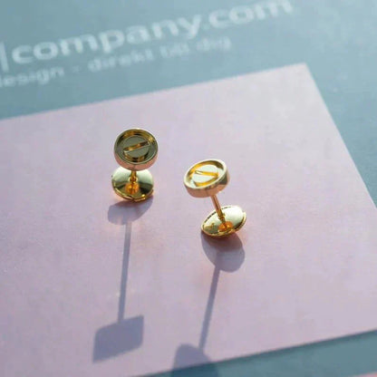 [Luna Brilliance]LOVE EARRINGS GOLD 10MM