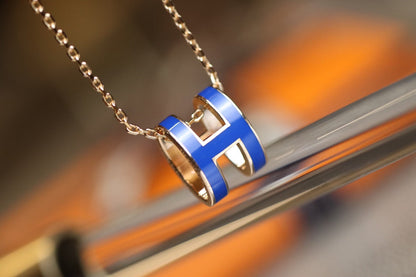 [Luna Brilliance]POP H PEDANT PINK GOLD