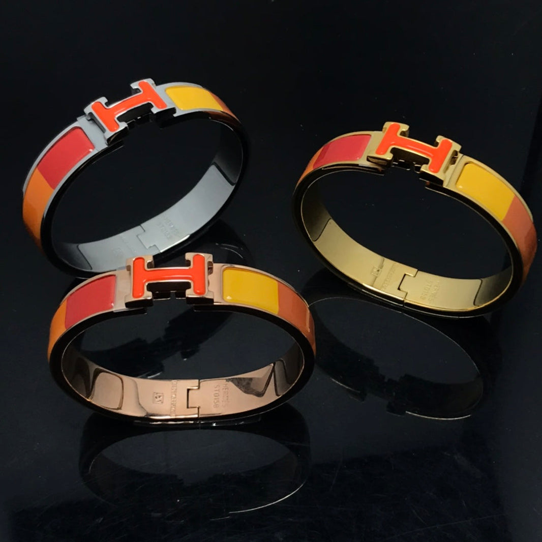 [Luna Brilliance]H BRACELET ORANGE RAINBOW CERAMIC