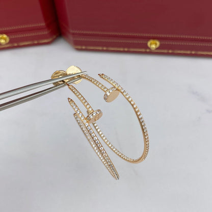 [Luna Brilliance]JUSTE EARRINGS FULL DIAMONDS 1.8MM