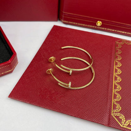 [Luna Brilliance]JUSTE EARRINGS FULL DIAMONDS 1.8MM