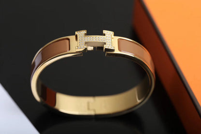 [Luna Brilliance]H BRACELET GOLD DIAMOND