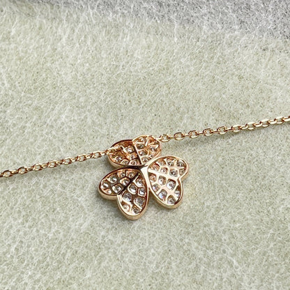 [Luna Brilliance]FLOWER DIAMOND NECKLACE
