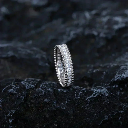 [Luna Brilliance]PERLEE DIAMOND SILVER RING