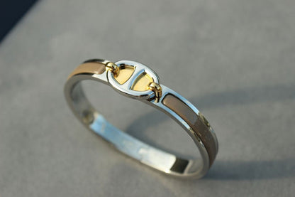 [Luna Brilliance]CLIC CHAINE SILVER BRACELET