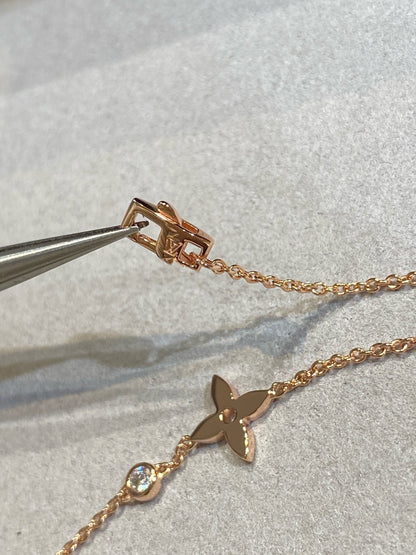 [Luna Brilliance]STAR DIAMOND PINK GOLD BRACELET