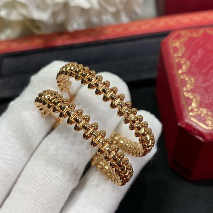 [Luna Brilliance]CLASH LARGE HOOP EARRINGS