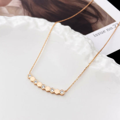 [Luna Brilliance]BEE MY LOVE DIAMOND NECKLACE