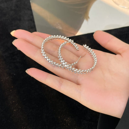 [Luna Brilliance]CLASH HOOP EARRINGS