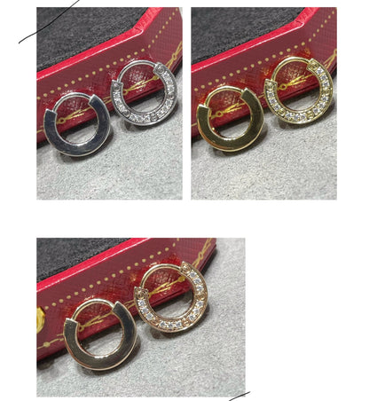 [Luna Brilliance]LOVE DIAMOND EARRINGS