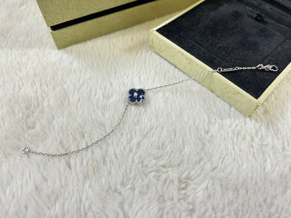 [Luna Brilliance]CLOVER 1 MOTIF PIETERSITE BRACELET