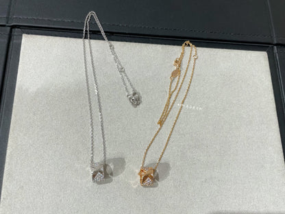 [Luna Brilliance]LIENS EVIDENCE DIAMOND PAVED NECKLACE