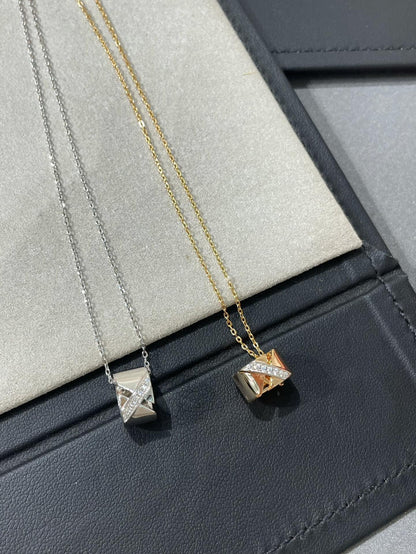 [Luna Brilliance]LIENS EVIDENCE DIAMOND NECKLACE