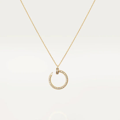 [Luna Brilliance]JUSTE NECKLACE GOLD DIAMONDS