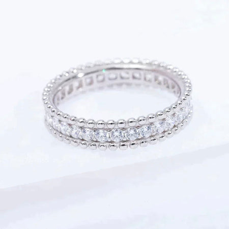 [Luna Brilliance]PERLEE DIAMOND SILVER RING
