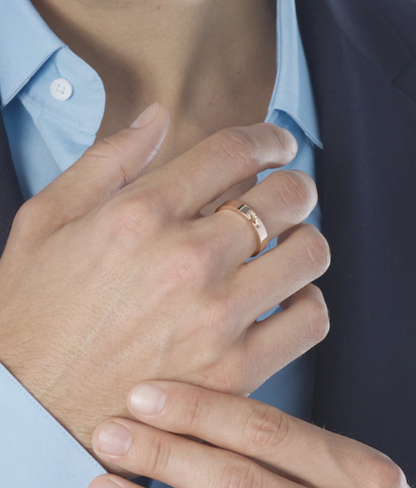 [Luna Brilliance]ALLIANCE LIENS VIDENCE DIAMOND 4MM RING