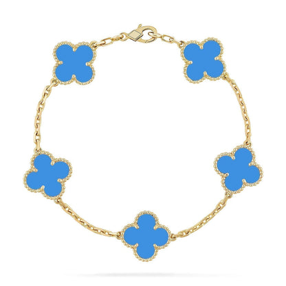[Luna Brilliance]CLOVER GOLD BRACELET COLLECTION,5 MOTIFS