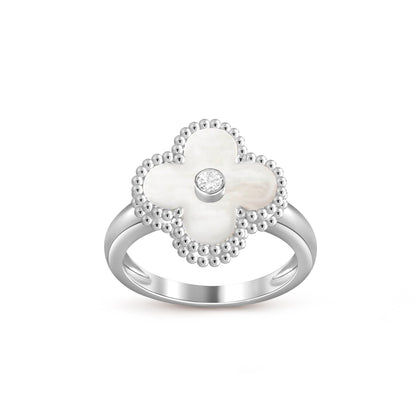 [Luna Brilliance]CLOVER SILVER DIOMND RING COLLECTION