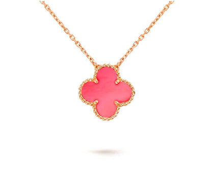 [Luna Brilliance]CLOVER 15MM SINGLE FLOWER NECKLACE COLLECTION