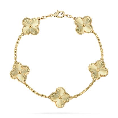 [Luna Brilliance]CLOVER GOLD BRACELET COLLECTION,5 MOTIFS