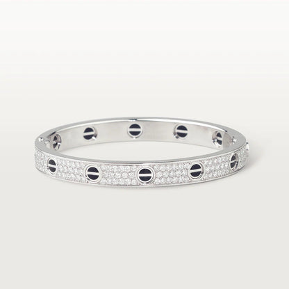 [Luna Brilliance]LOVE BRACELET 6.1MM DIAMOND-PAVED CERAMIC