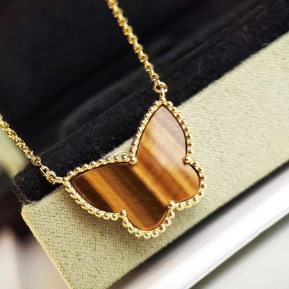 [Luna Brilliance] TIGER__ EYE BUTTERFLY NECKLACE