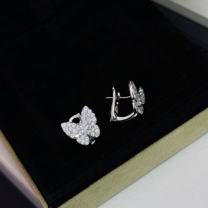 [Luna Brilliance]BUTTERFLY ALL DIAMOND EARRINGS