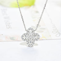 [Luna Brilliance]LOOP NECKLACE FULL MOTIF DIAMOND 16MM MULTIPLE COLORS