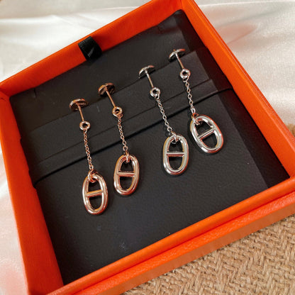 [Luna Brilliance]CHAINE TASSEL EARRINGS