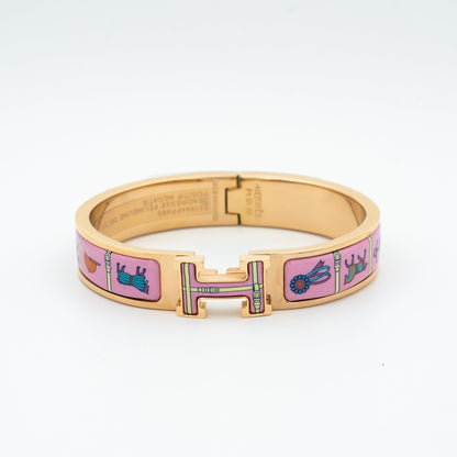 [Luna Brilliance]H PINK GOLD BRACELET PINK CERAMIC
