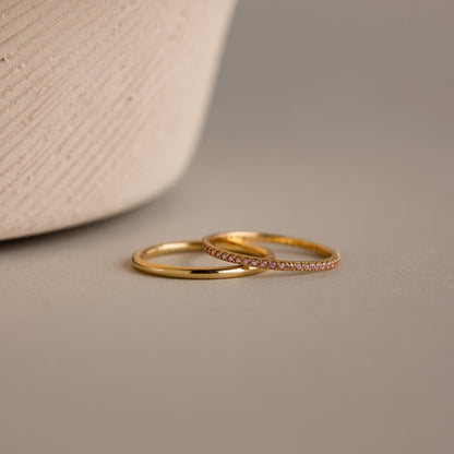 Birthstone Tennis Ring Set