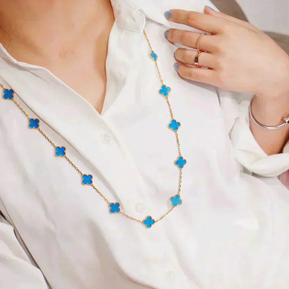 [Luna Brilliance]CLOVER 20 MOTIFS TURQUOISE GOLD