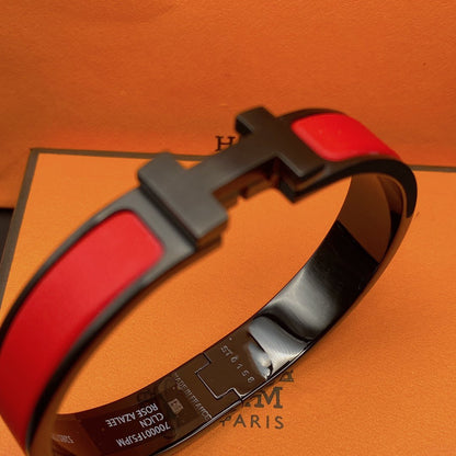 [Luna Brilliance]CLIC HM SO BLACK RED BRACELET
