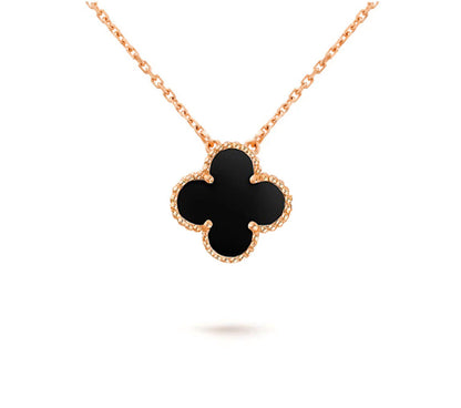 [Luna Brilliance]CLOVER 15MM SINGLE FLOWER NECKLACE COLLECTION