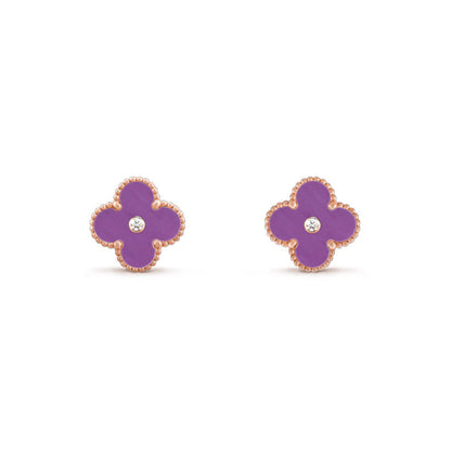 [Luna Brilliance]CLOVER  15MM DIAMOND EARRINGS COLLECTION