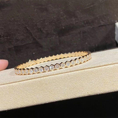 [Luna Brilliance]BEE LOVE GOLD BRACELET FULL DIAMOND