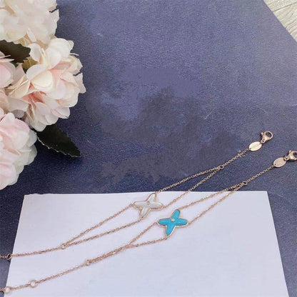 [Luna Brilliance]JEUX BRACELET TURQUOISE PINK GOLD 1 DIAMOND