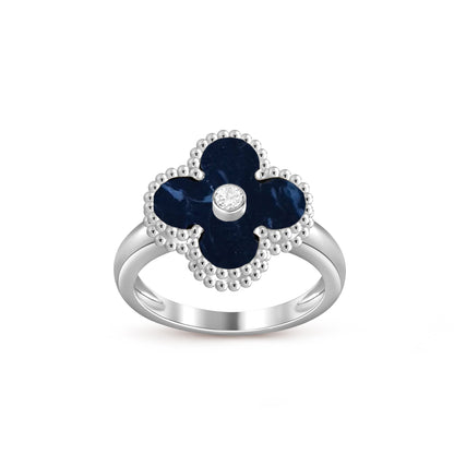 [Luna Brilliance]CLOVER SILVER DIOMND RING COLLECTION