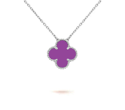 [Luna Brilliance]CLOVER 15MM NECKLACE SILVER COLLECTION