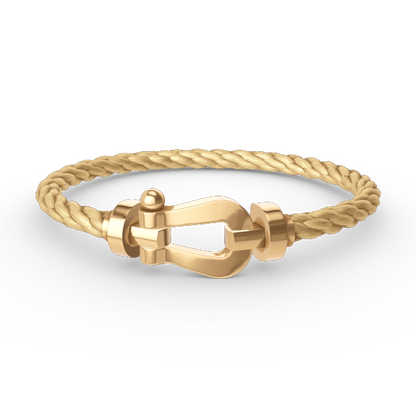 [Luna Brilliance]FORCE LARGE HORSESHOE NO DIAMOND BRACELET GOLD