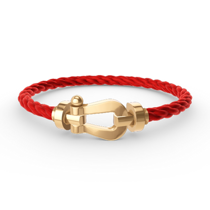 [Luna Brilliance]FORCE LARGE HORSESHOE NO DIAMOND BRACELET GOLD