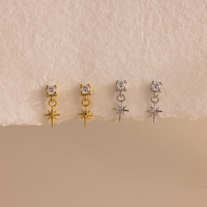 Diamond Star Flatback Studs