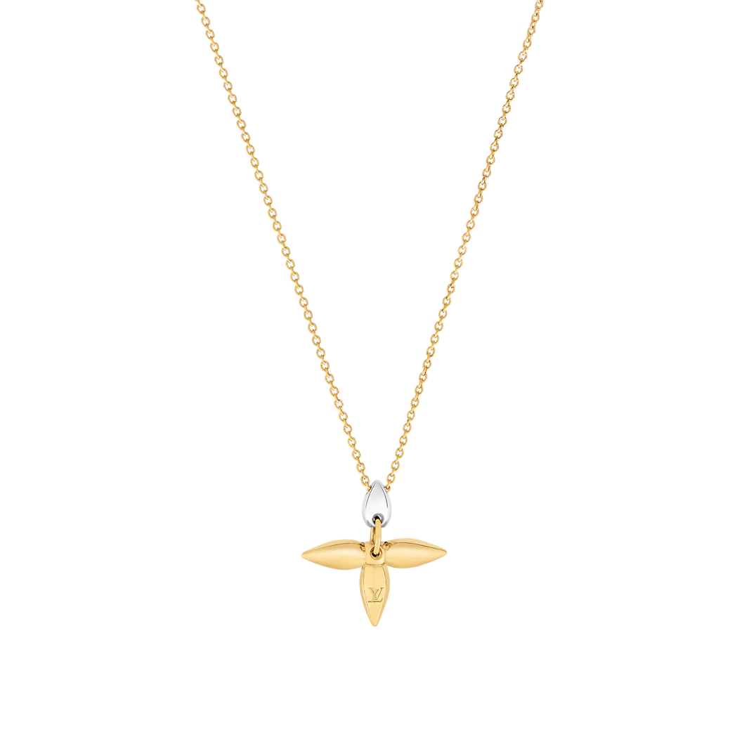 [Luna Brilliance]LOUISETTE PEDANT GOLD NECKLACE