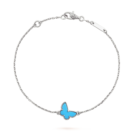 [Luna Brilliance]BUTTERFLY TURQUOISE BUTTERFLY BRACELET SILVER